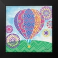 thumbnail image 2 of Brent, Paul 12x12 Black Modern Framed Museum Art Print Titled - Fantasy Balloons I, 2 of 5