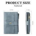 thumbnail image 2 of FALAN MULE Small Wallet for Women RIFD Leather Bifold Credit Card Holder with 3 ID Window, 2 of 10