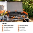 thumbnail image 4 of Blackstone Adventure Ready 12"x14" Propane Camping Griddle with Side Burner, 4 of 11