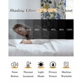 thumbnail image 5 of Blue Yellow Floral Spring Blackout Curtains 45 Inches Long for Bedroom, Summer Botanical Pastoral Green Thermal Insulated Room Darkening Black Out Window Curtain Panels Grommet Drapes for Living Room, 5 of 8