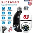 thumbnail image 2 of 1080P 5G WiFi Camera, Light Bulb Camera, Smart Motion Detection Alarm,Remote Viewing, Night Vision 360 Degrees Outside Surveillance Cameras, 2 of 13