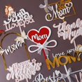 thumbnail image 2 of New Happy Mothers Day Cake Topper Golden MOM Acrylic birthday party Cake Dessert Decoration Cake toppers Mother's Day Cake Gifts Gao Jinjia LED, 2 of 2