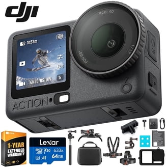 DJI, Osmo Action 6, 4K120fps, 1/1.1 inch Sensor, Black - Walmart.com