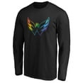 thumbnail image 2 of Men's Black Washington Capitals Team Pride Logo Long Sleeve T-Shirt, 2 of 3