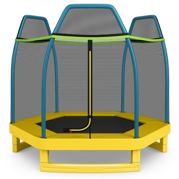 Infans 7FT Kids Trampoline Outdoor Indoor Recreational Bounce Jumper