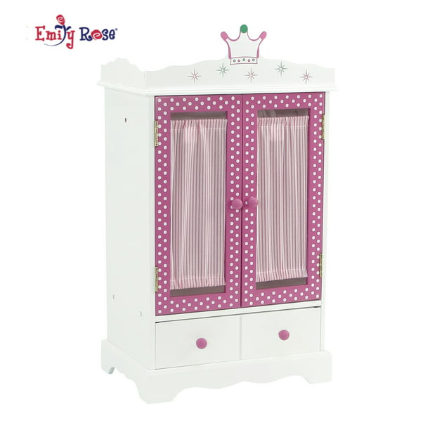 18 Inch Doll Clothes Closet Storage, Badger Basket Doll Armoire