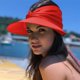 thumbnail image 2 of Sombrero pico plegable - Gorra de playa para deportes al aire libre para mujer - Nailon tejido ligero - Talla única, 2 of 3