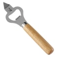 thumbnail image 2 of Multi Functional Stainless Metal Rubber Wood Handle Can Opener, 2 of 6