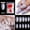 Type 2#Natural, variant on 500PCS Pre Shaped False Nails Tips, 10 Sizes Lady French Style Acrylic Artificial Tip Manicure for Nail Tips Art Salons and Home DIY