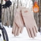 thumbnail image 5 of Guantes de invierno Salvador para mujer Beige, 5 of 7