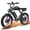 Pink, variant on Bluvall K10 Peak 3000W Electric Bike 39MPH, 52V 43Ah E-Mountain Bikes, 20" Fat Tire Ebike for Adults Full Suspension UL2849