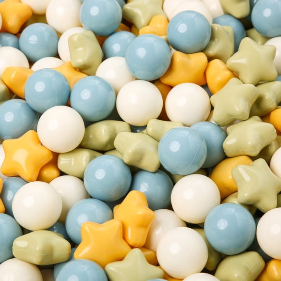 Bolas para Piscina de Pelotas TRENDPLAY Estrella 500 para Niños Pequeños Amarillas