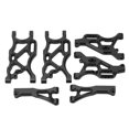thumbnail image 4 of Juego de brazos de suspensión RC Brazos oscilantes delanteros traseros de aleación de aluminio con rótula para ARRMA 1/7 LIMITLESS para INFRACTION 6S para TYPHON 6S 1/8 RC Car Negro, 4 of 12