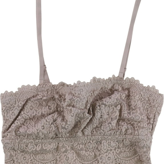 American Eagle Womens Lace Bandeau Bra, Purple, X-Small