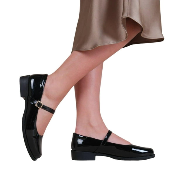 Where s That From Womens Kingston Buckle Detail Low Heel Loafers Walmart