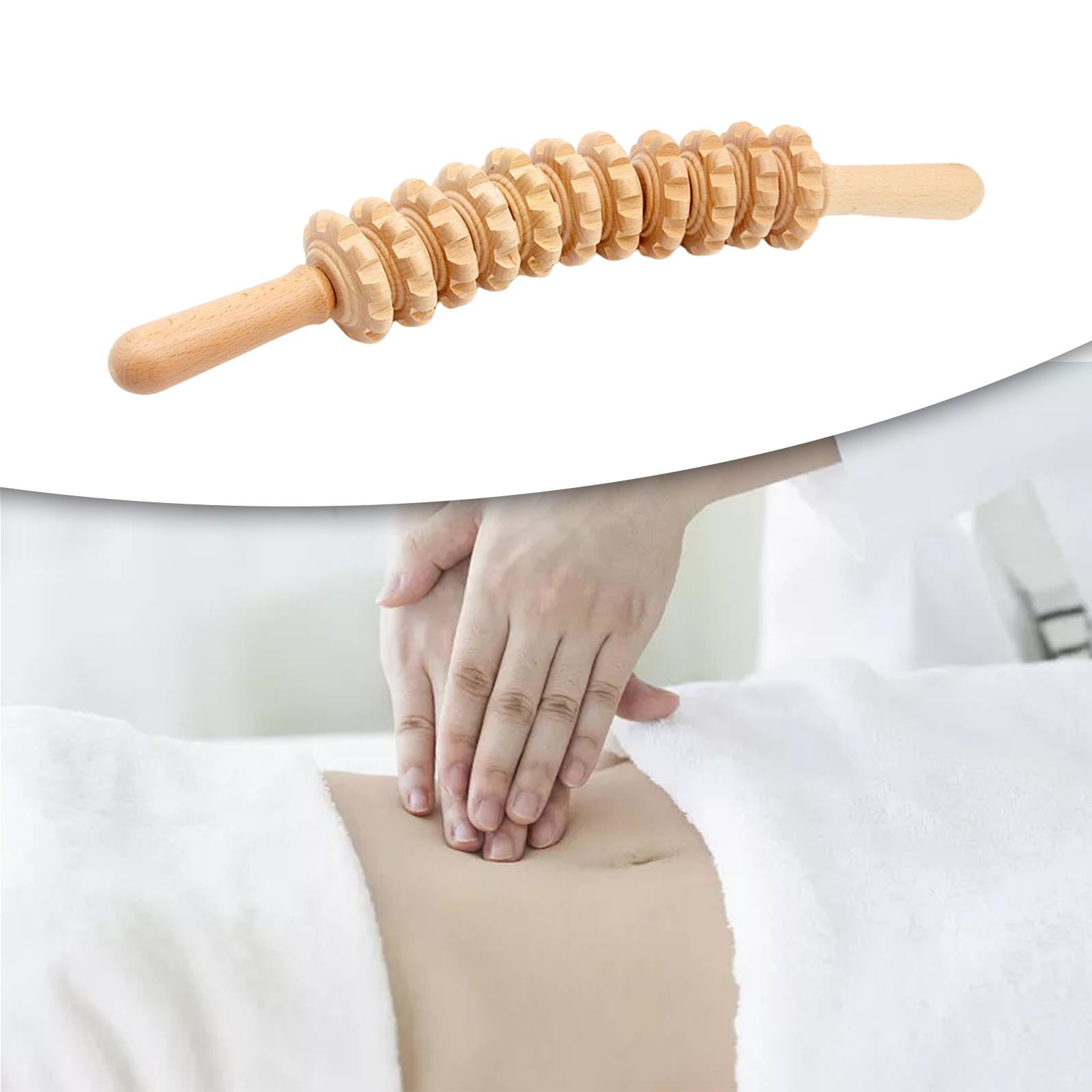 Wood Roller Massage Tool Handheld Trigger Point Manual - Temu