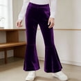 thumbnail image 1 of Pantalones largos de terciopelo coreano para niñas de 6 meses a 8 años, elásticos, para otoño e invierno., 1 of 9