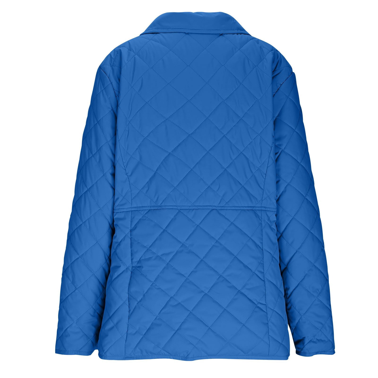 Women's Quilted Barn Jacket 2026 Trendy Lightweight Puffy Zip Up Bomber Coat Warm Winter Outwear with Pocket
