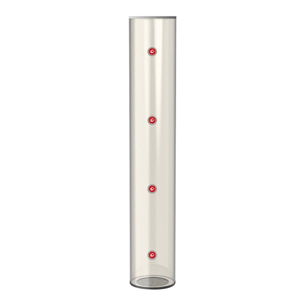 Soporte para pelotas de bádminton Tubo de almacenamiento de volantes Dispensador automático de volantes Estándar