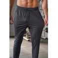 thumbnail image 3 of sogami Men's Joggers with Zipper Pockets Elastic Waist Sweatpants Athletic Pants for Jogging,Running, 3 of 8