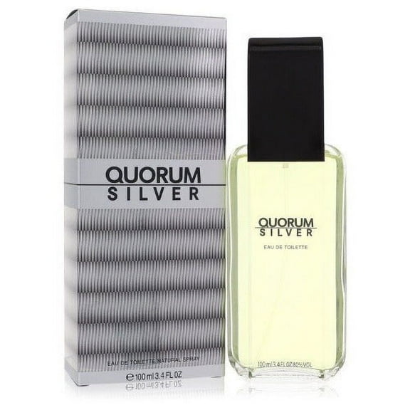 Quorum Silver Eau De Toilette 3.4 Oz Men's Cologne Antonio Puig