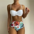 thumbnail image 2 of TOOYOU Sports Brazilian Hawaii Women Print Bikinis Swimsuit Push Up Bikini Set Two Pieces Beach Bathing Suit Swimwear Biquinis Micro Bikinis Brazilian, 2 of 6