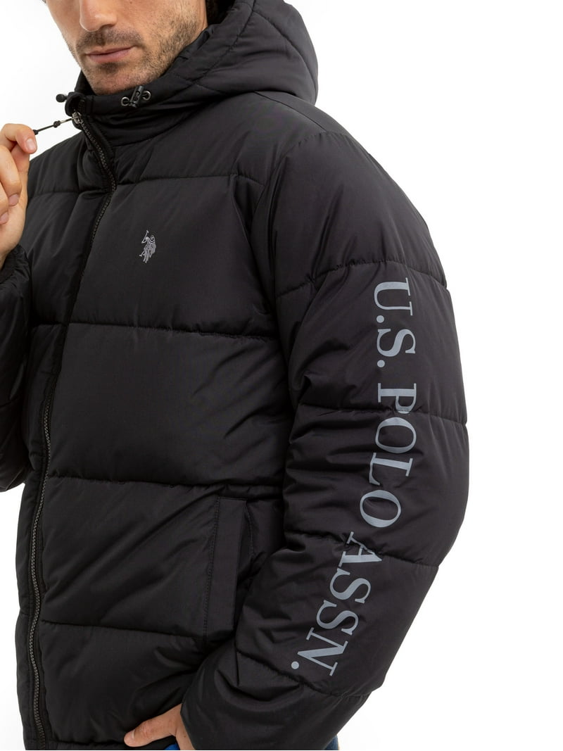 U.S. POLO ASSN. ブラック ダウンジャケット M U.S. POLO ASSN. ダウンジャケット ダウン ASSN./ユーエスポロ
