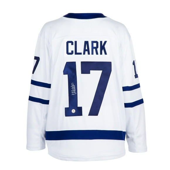 Wendel Clark Signed Toronto Maple Leafs White Fanatics Breakaway Jersey