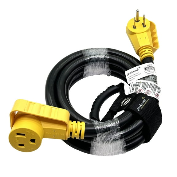 Parkworld 66242 NEMA 6-50 Extension Cord for Welder and EV Charger, 3-Prong, 50 AMP, 250 Volts, 12500 Watts (15FT)