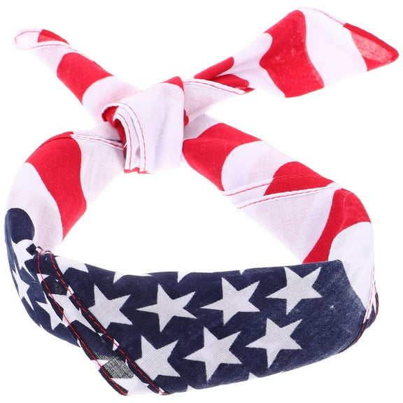 American Flag Headband USA Flag Bandana Patriotic Headscarf for Independence Day Party