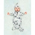 thumbnail image 3 of Baby Essentials Long Sleeve Knotted Patterned Sleeping Gown with Matching Night Cap for Newborn Infants 0 - 6 Months for Sleep, Cuddling, Swaddling and Lounge in Woodland Bears, 3 of 7