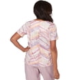 thumbnail image 2 of Alfred Dunner Womens Chevron Geometric Tee, 2 of 4