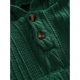 thumbnail image 6 of Baby Girl Boy Romper Long Sleeve Solid Color Hooded Neck Casual Fall Spring Long Jumpsuit, 6 of 9