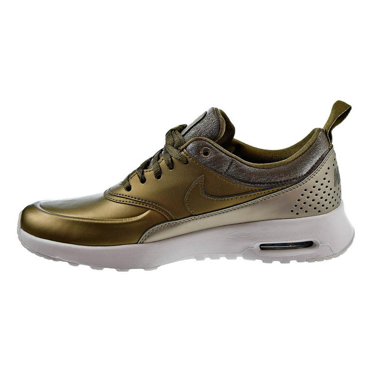 Vleien opleiding Blozend Nike Air Max Thea Premium Womens Shoes Metallic Field/Metallic Field  616723-902 - Walmart.com