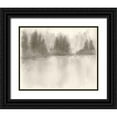 thumbnail image 1 of Murdock, Ramona 32x26 Black Ornate Wood Framed with Double Matting Museum Art Print Titled - Piney Lake Reflections, 1 of 4