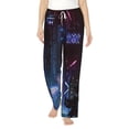 thumbnail image 2 of Lsque Geometry Dash Print Women's Pajama Pants, Lounge Pant - Comfortable Home Wear,Elastic Waistband, Stylish Design-X-Large, 2 of 9