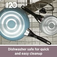 thumbnail image 5 of Farberware Dishwasher Safe Nonstick 3 Quart Straining Saucepan with Tempered Glass Lid and Pour Spouts, Champagne, 5 of 10