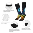 thumbnail image 6 of Lsque Playful Colorful Dragons Flowers Printed Crew Socks Men's Women's LightWeight Thin Casual Calf Socks ,Knee High Socks,Cotton Socks, 6 of 9