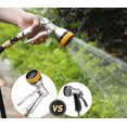 thumbnail image 3 of Garden Shower Garden Shower Garden Hose Nozzle Heavy Duty Metal Hose Spray Nozzle 7 Jet Hand Model Hose Nozzle Water Hose Nozzle for Cleaning, Car Washing, 3 of 5