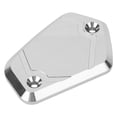 thumbnail image 1 of Tapa de depósito de líquido de frenos delantero de aleación de aluminio, compatible con Honda GL1800L Goldwing 1800 2018-2020, color plateado, 1 of 5