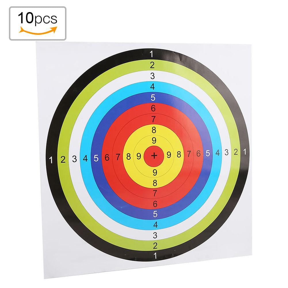 Details about   120pcs Dia.7.5cm Adhesive Paper Target for Archery Hunting Shooting Practice 