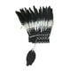 thumbnail image 1 of El tocado de plumas indio estadounidense los papeles de tocado interpretan la diadema para la fiesta del show show Negro, 1 of 8