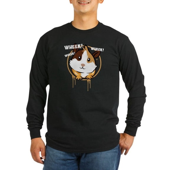 CafePress - Love Guinea Pigs Wheek Love Th Long Sleeve T Shirt - Long Sleeve Dark T-Shirt
