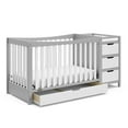 thumbnail image 3 of Graco Remi 4-in-1 Convertible Baby Crib and Changer, Pebble Gray, 3 of 9
