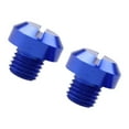 thumbnail image 1 of maskred 2 Pcs M10x1.25 Rearview Mirrors Thread Screw Bolts Plug Hole Blue Positive 10mm 1Set, 1 of 6