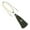 Light Green 33cm, variant on jifeng Car Rearview Mirror Pendant Door Wall Accessory Lotus Beads Hanging Ornament Deep Red 33cm