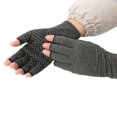 thumbnail image 3 of VALINK Fingerless Non-Slip Gloves Elastic Fabric Durable Breathable Absorption Soft Lightweight Protect, 3 of 7