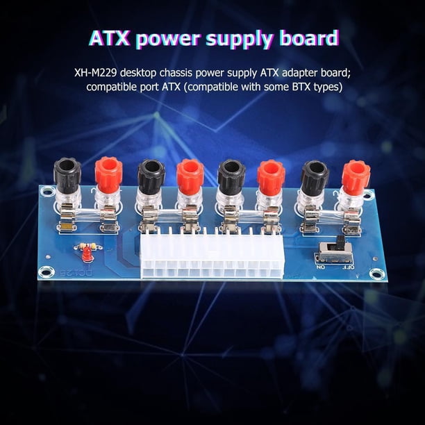 Disidente Módulo De Fuente De Alimentación Xr-M229 Atx Placa De Salida De Parche De Alimentación De Chasis De Escritorio