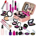 thumbnail image 1 of 21pcs Makeup Kit for Girls Kids Washable Makeup Set Princess Little Girls Kit Real Makeup Cosmetic Beauty Set Toys, 1 of 5