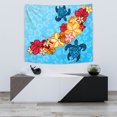 thumbnail image 2 of Tapisserie de Danse Fleur de Tortue, 2 of 4